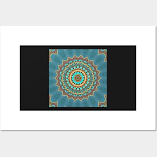 Dreamtile Kaleidoscope Pattern (Seamless) 4 Posters and Art